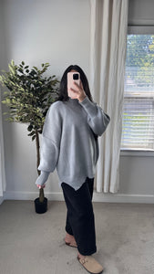 Chelsie Sweater / Heather Gray