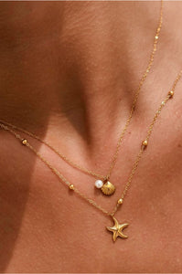 Starfish Seashell Necklace