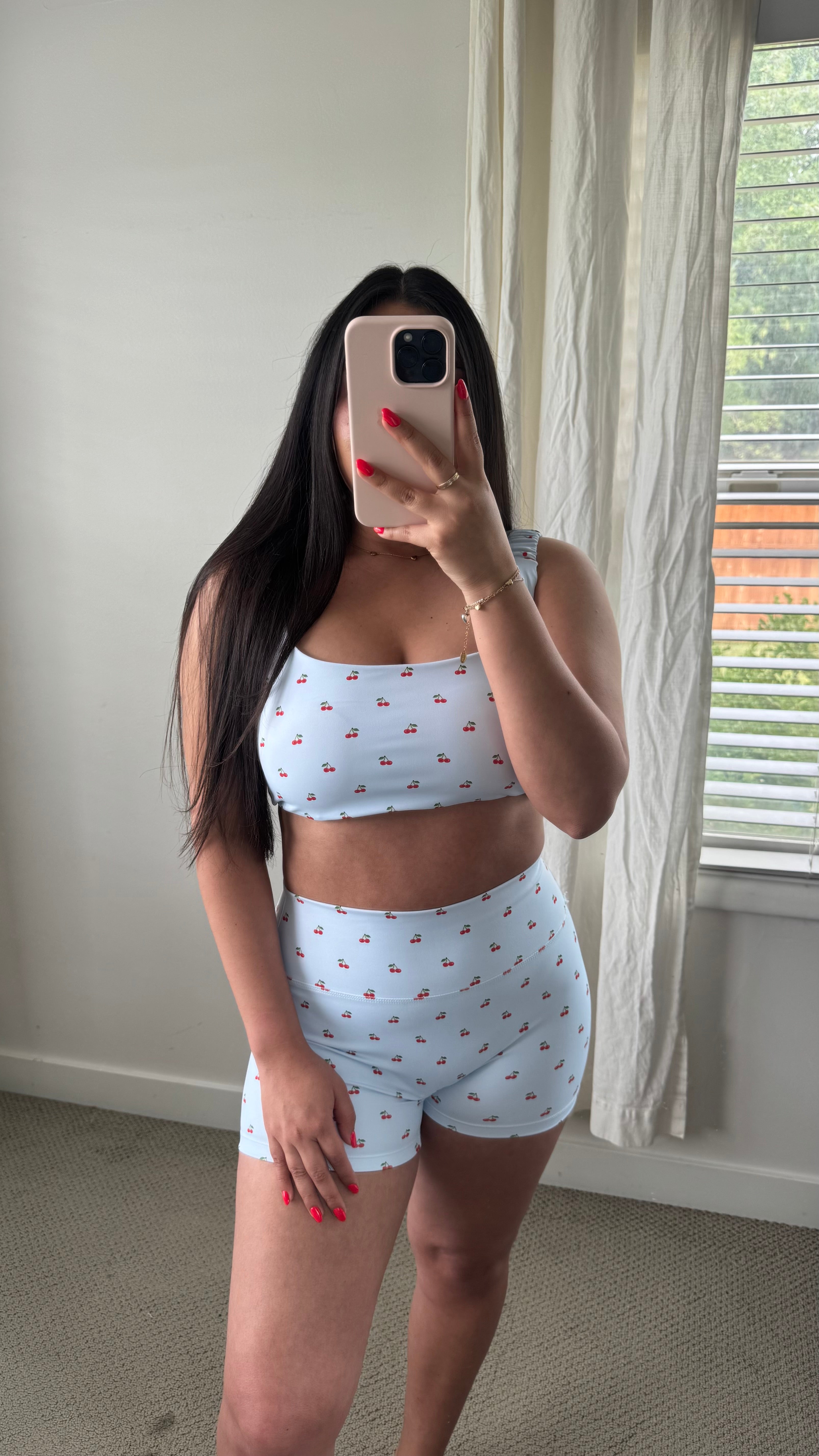 Cherry Print Bra