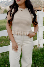 Load image into Gallery viewer, Darling Tie Ruffle Top
