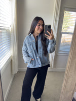 Load image into Gallery viewer, Vintage Oversized Denim Jacket *RESTOCKED*
