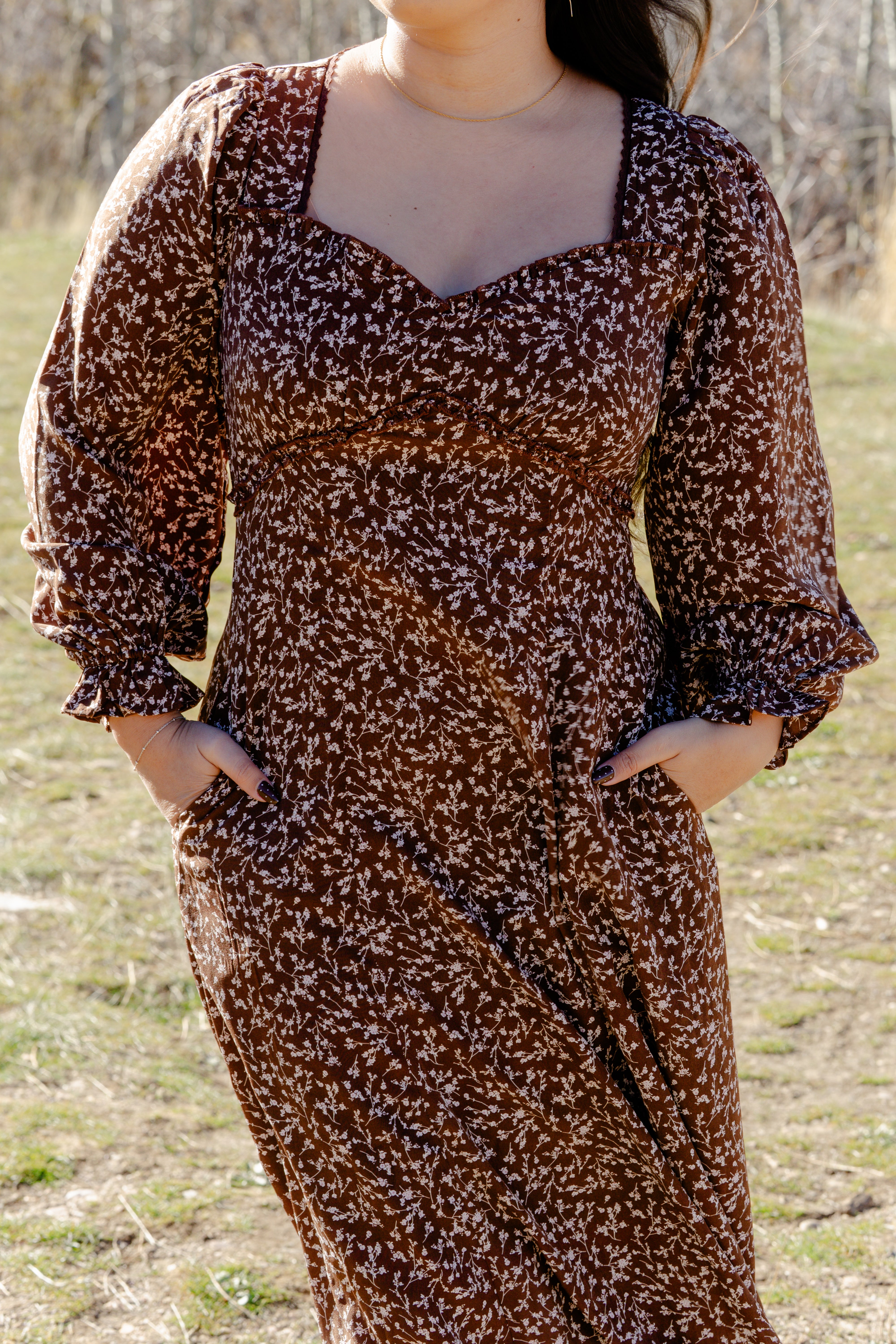 Crimson Meadow Dress