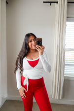 Load image into Gallery viewer, Wrap Top / White
