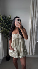 Load image into Gallery viewer, Harvest Plaid Romper
