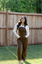 Load image into Gallery viewer, Mocha Muse Overalls

