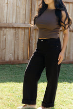 Load image into Gallery viewer, Onyx Mid Rise Barrel Relaxed jeans
