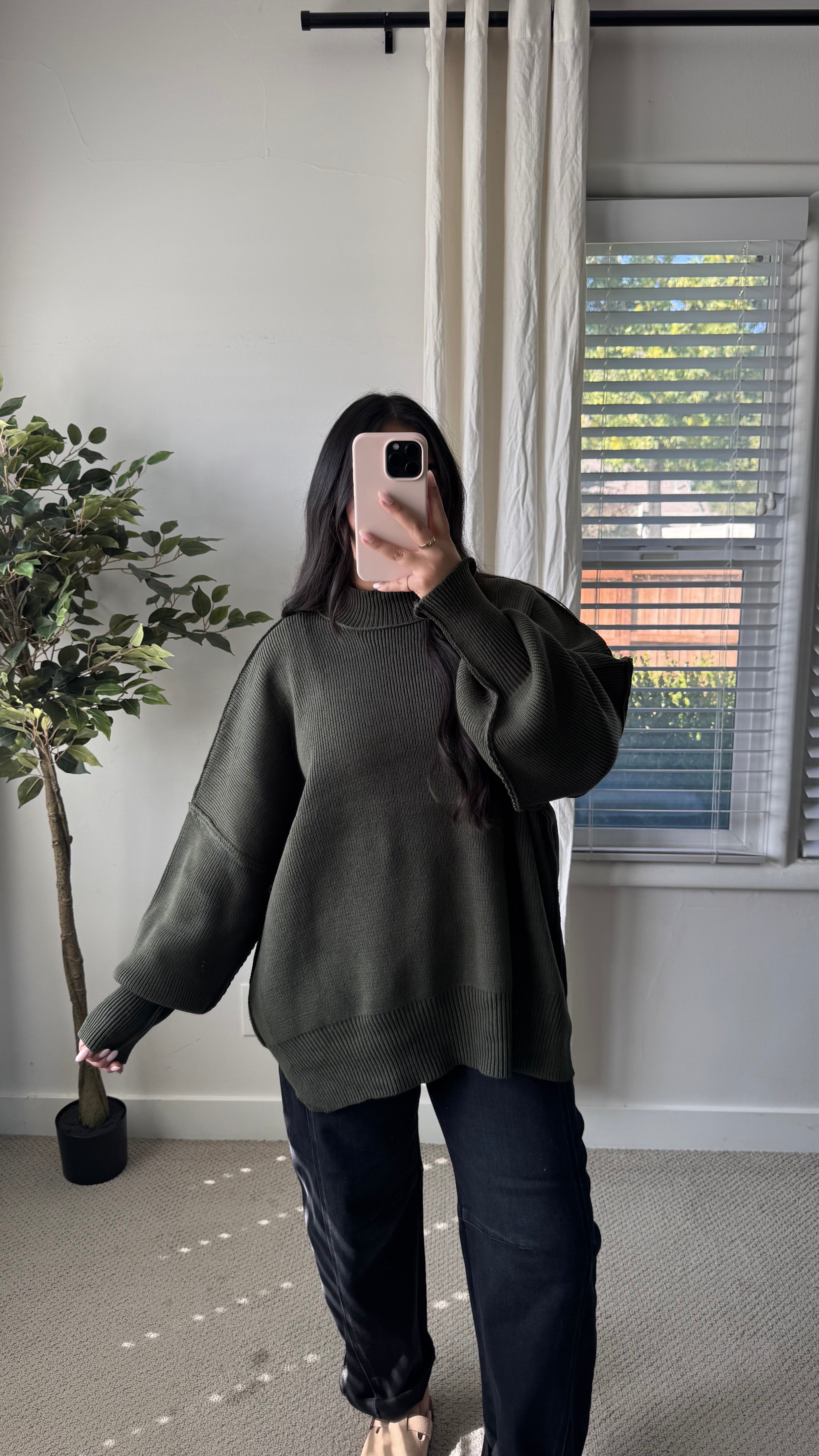 Chelsie Sweater / Dark Olive *RESTOCKED*