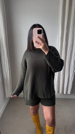 Load image into Gallery viewer, Weekend Knit Set / Dark Olive
