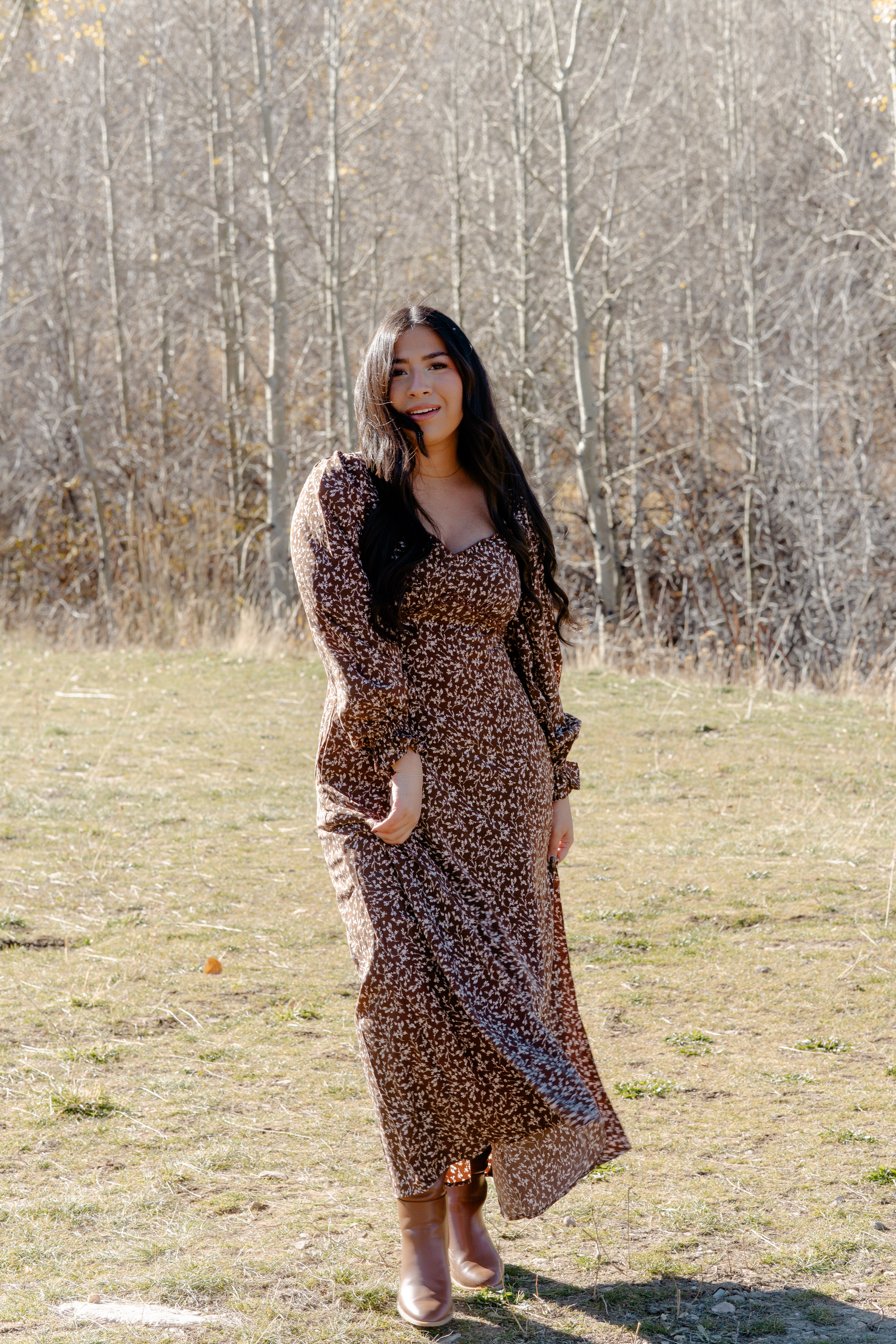 Crimson Meadow Dress