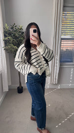 Load image into Gallery viewer, Juno Barrel Jeans / Dark Denim *RESTOCKED
