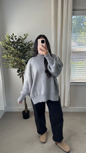 Chelsie Sweater / Heather Gray