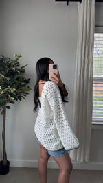 Load image into Gallery viewer, Seabreeze Crochet Top
