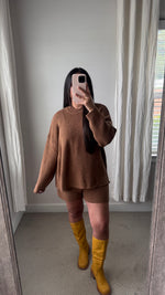 Load image into Gallery viewer, Weekend Knit Set / Camel

