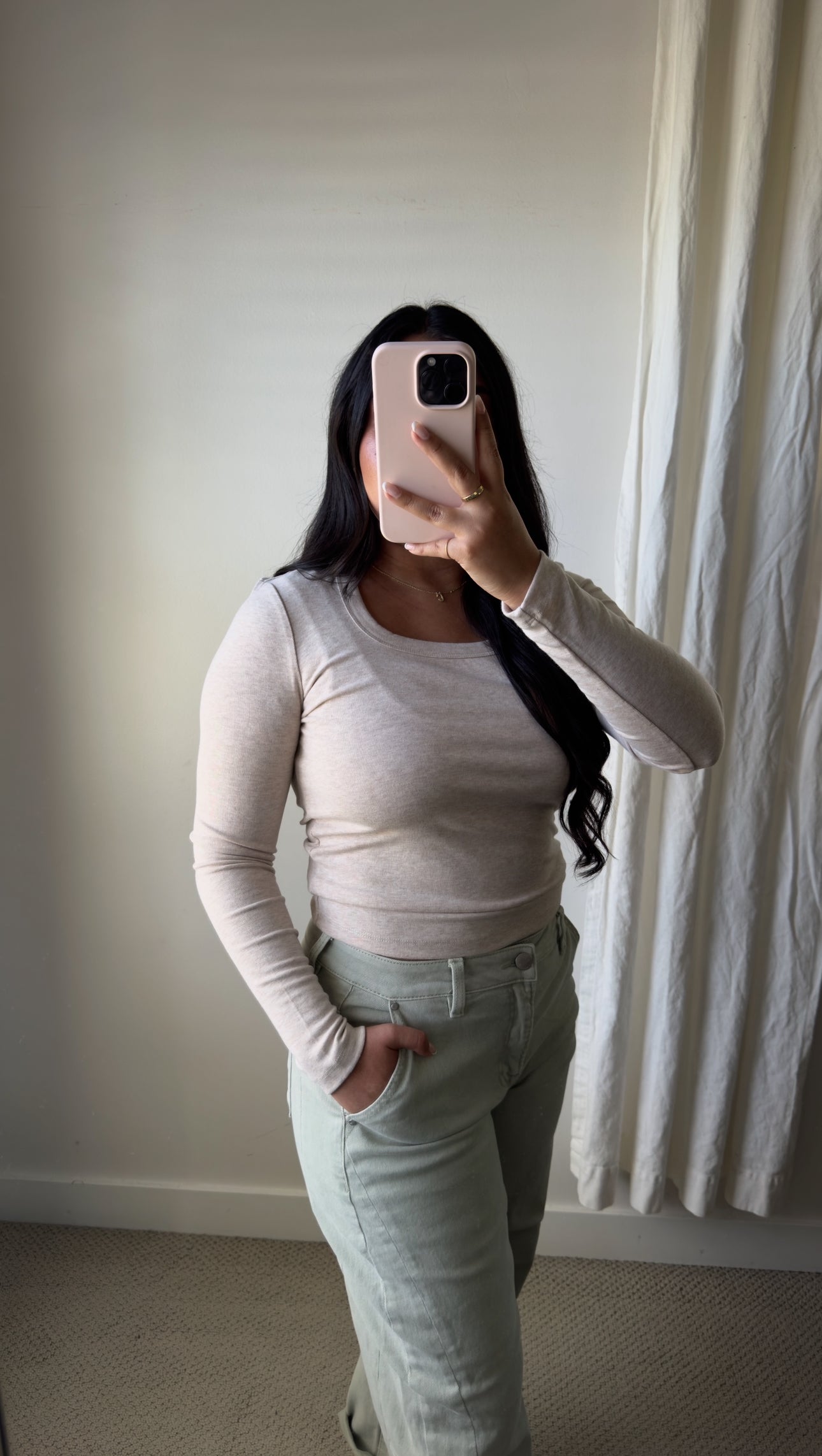 Signature Scoop Top / Oatmeal