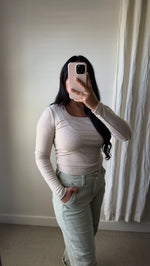 Load image into Gallery viewer, Signature Scoop Top / Oatmeal

