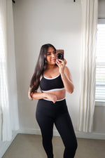 Load image into Gallery viewer, Contrast Leggings / Black
